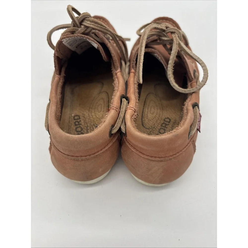 Tribord‎ Women's Brown Leather Boat Shoes Size 6.5 Made In Portugal